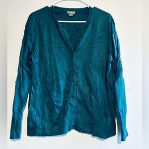 Emerald green Eddie Bauer sweater